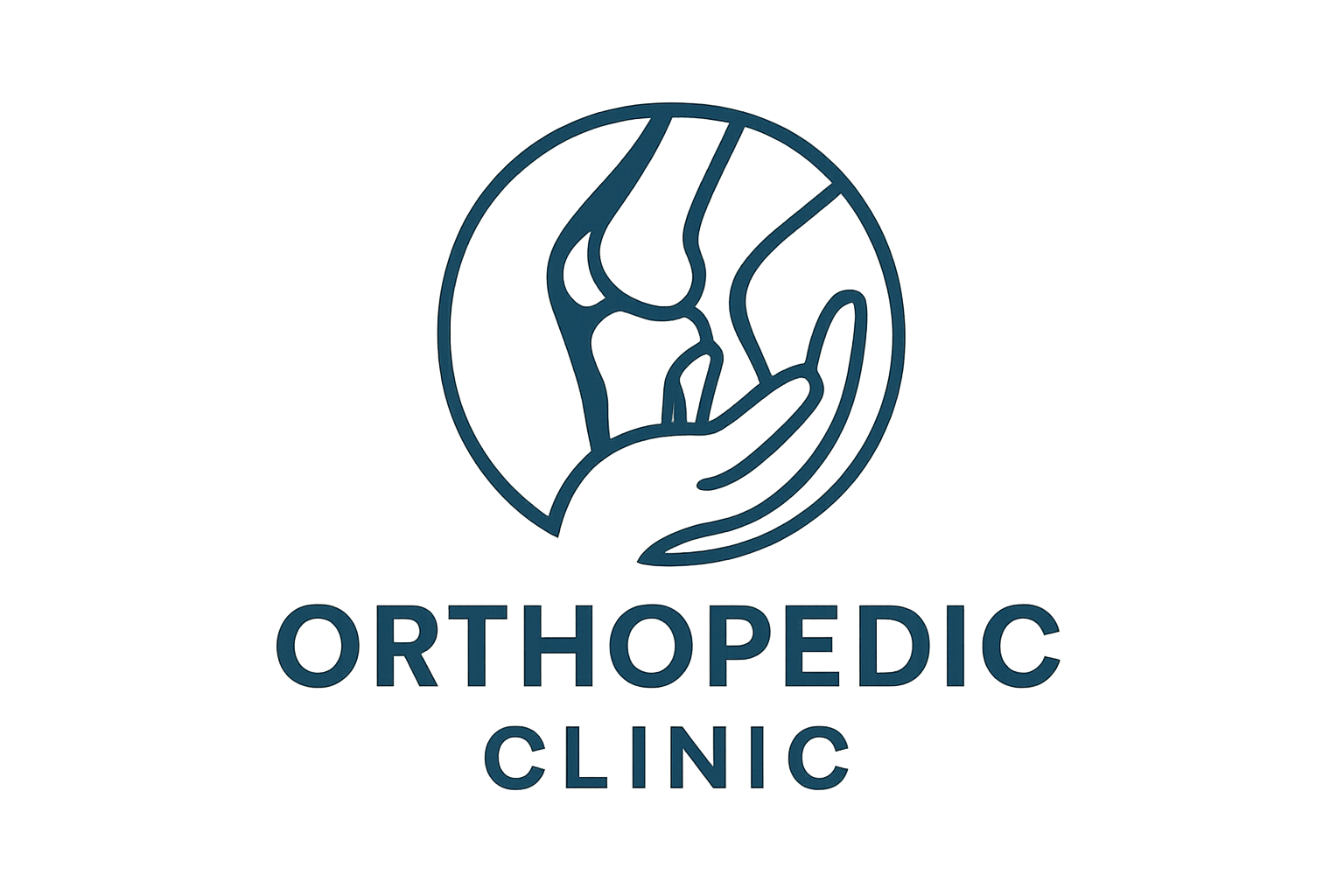 Orthopedic clinic logo
