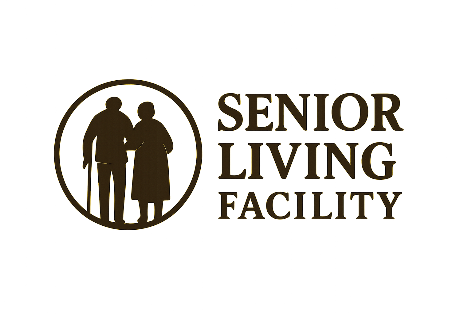 Senior living facility logo